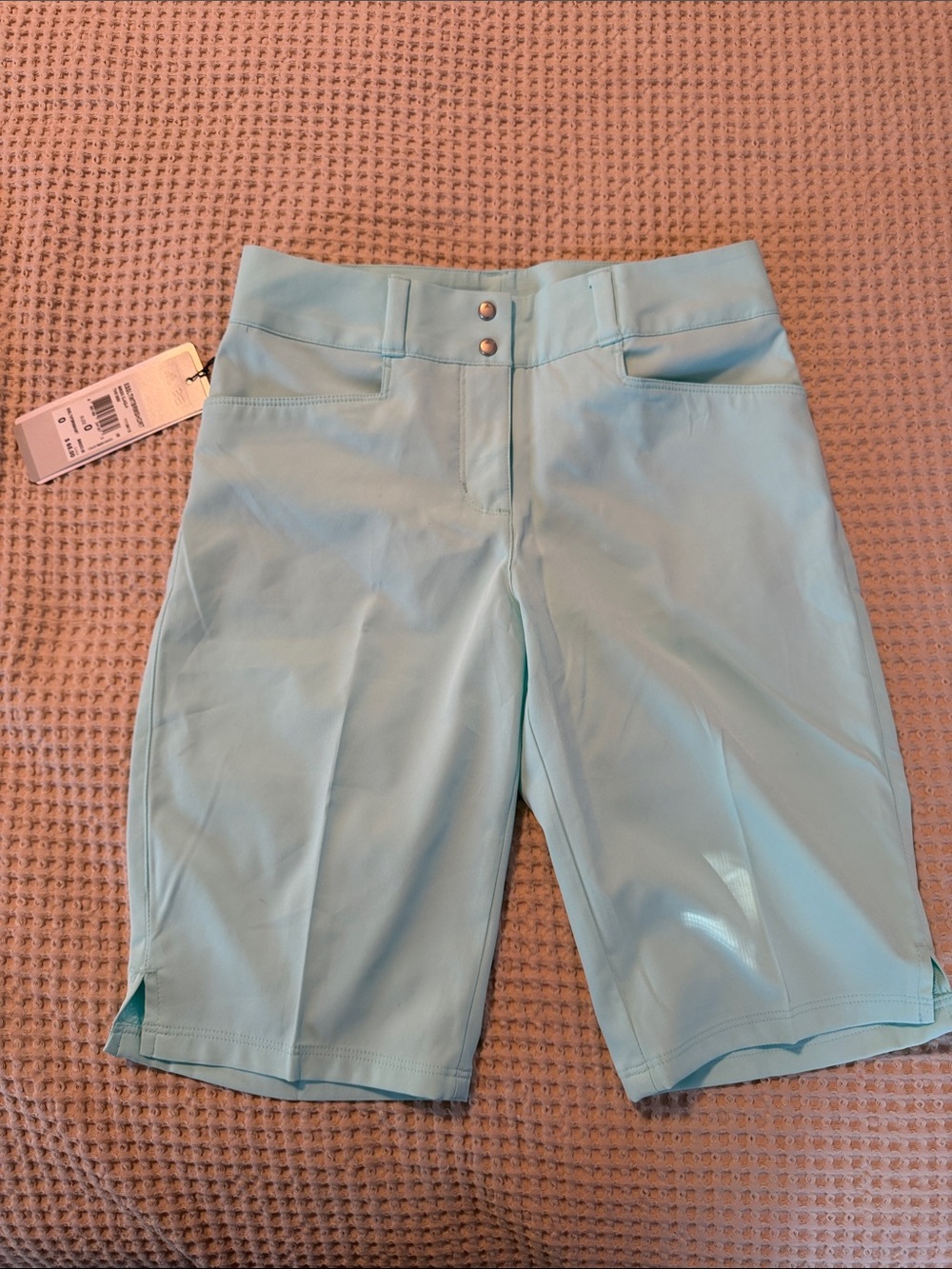 adidas Light Blue Women's Athletic Shorts